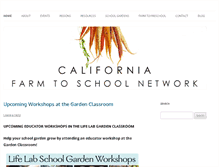 Tablet Screenshot of cafarmtoschool.org